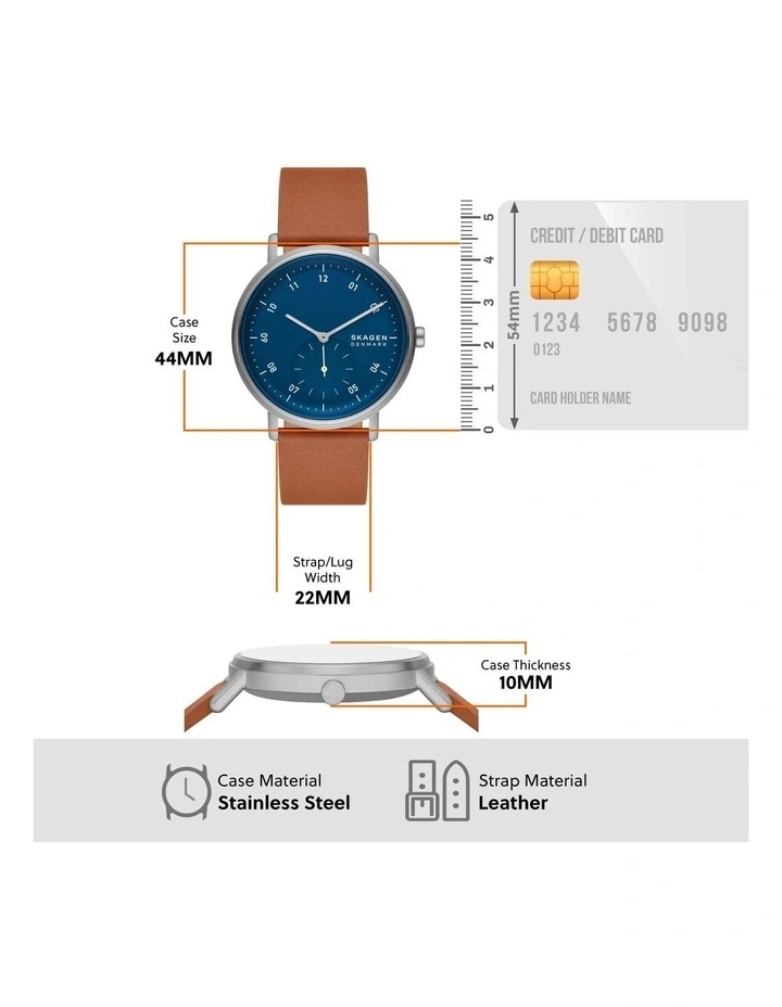 Stainless Steel SKW6888 Kuppel Watch in Brown image 5