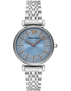 Analogue Watch in Silver Tone