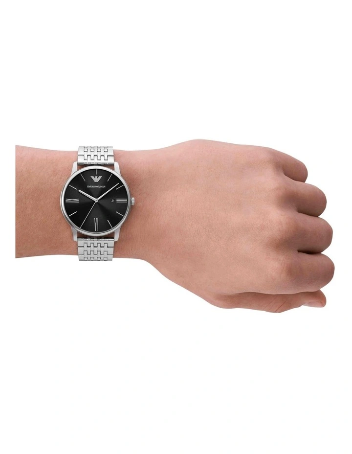 Analogue Watch in Silver image 5
