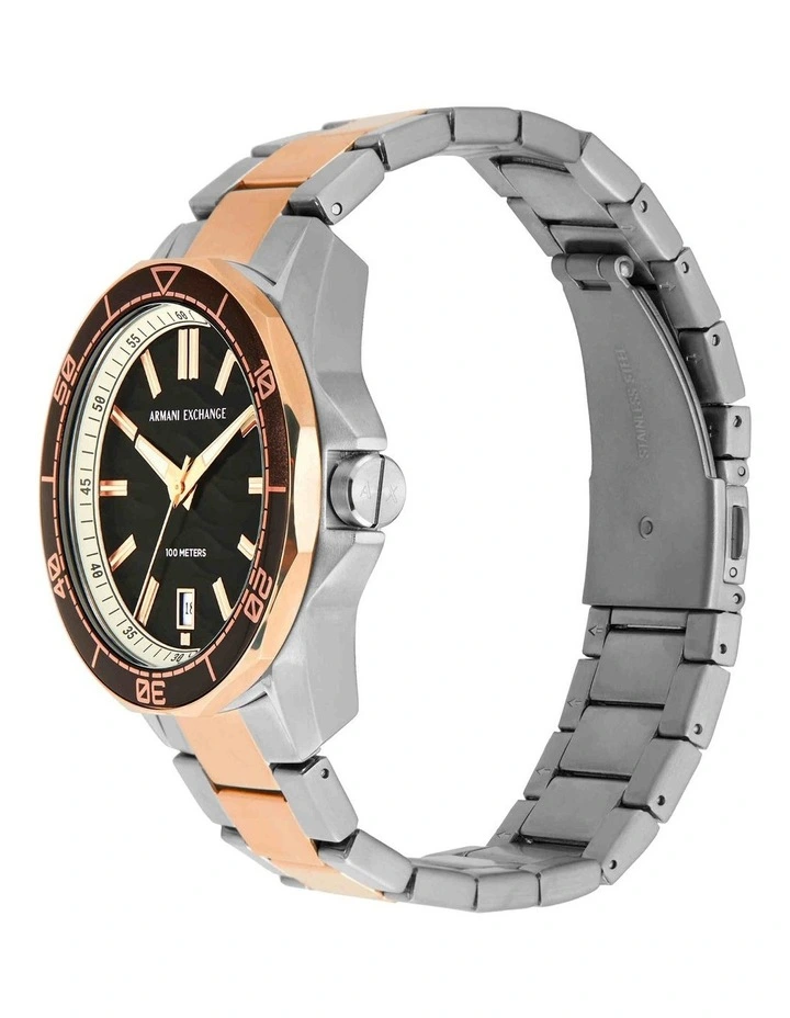 Analogue Watch in Two Tone image 2