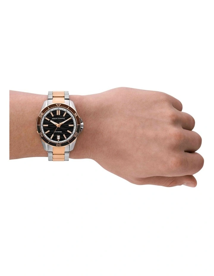 Analogue Watch in Two Tone image 5
