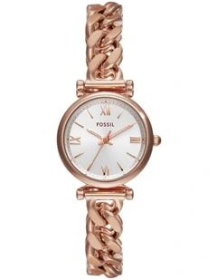 Carlie Analogue Watch in Rose