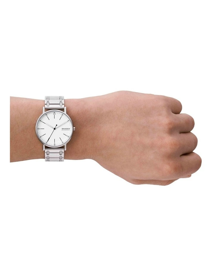 Signatur Analogue Watch in Silver image 4