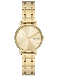 Signatur Lille Analogue Watch in Gold