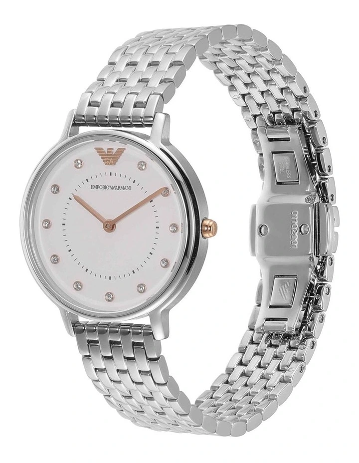 Analogue Watch AR80023 in Silver-Tone image 2