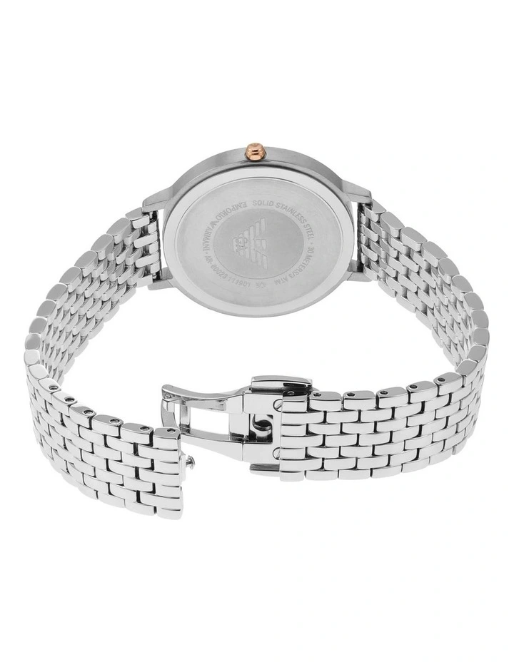 Analogue Watch AR80023 in Silver-Tone image 4