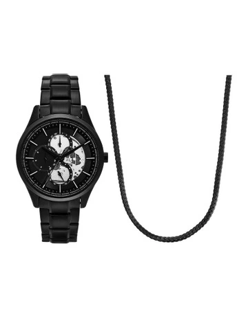 AX7160SET Chronograph Watch in Black