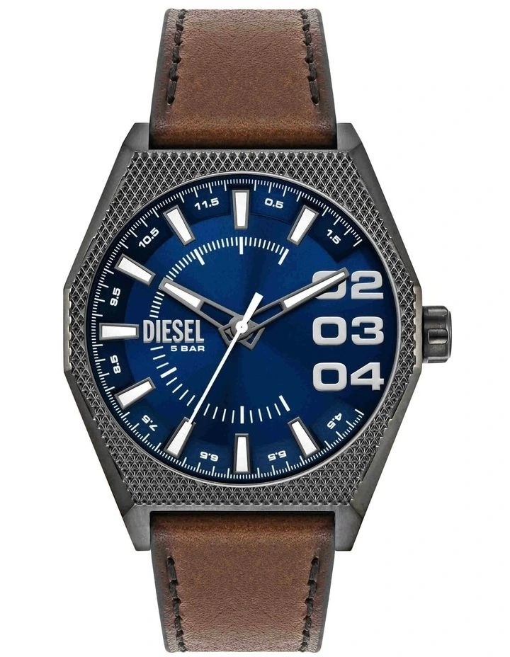 Scraper Analogue DZ2189 Watch in Brown image 1