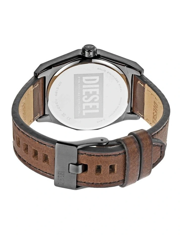 Scraper Analogue DZ2189 Watch in Brown image 3