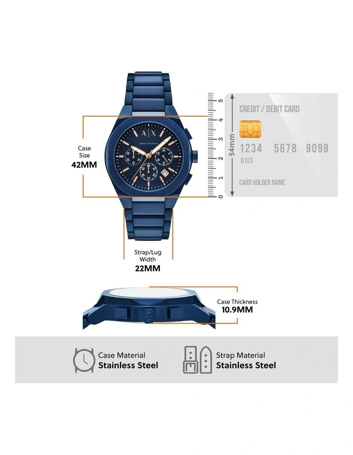 Blue Chronograph Watches image 4