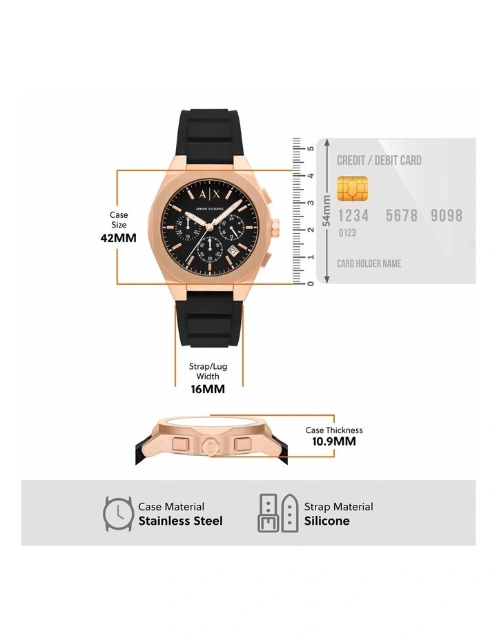 Black Chronograph Watches image 5