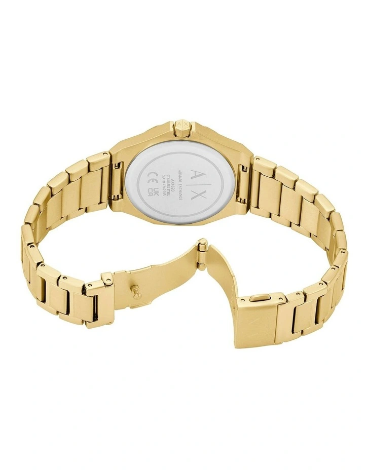 Analog Watch in Gold Tone image 3