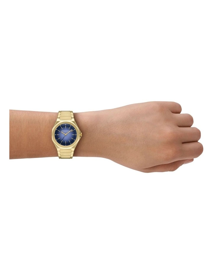 Analog Watch in Gold Tone image 4