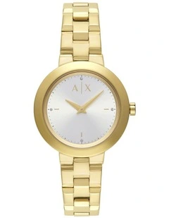 Analog Watches in Gold Tone