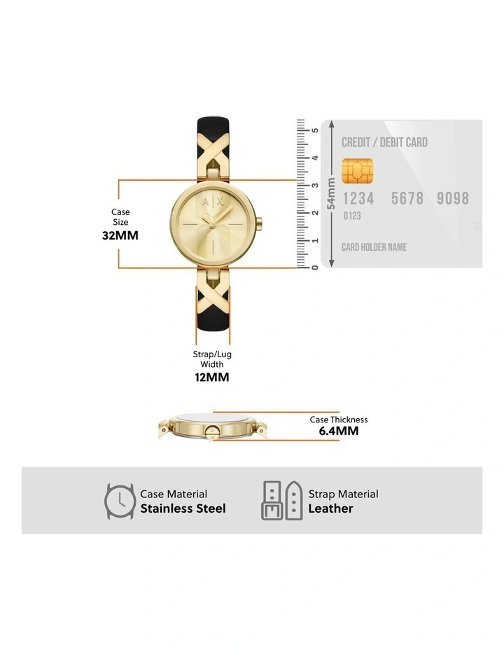Analog Watches AX5833 in Gold image 5