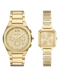 Gold Tone Chronograph Watches