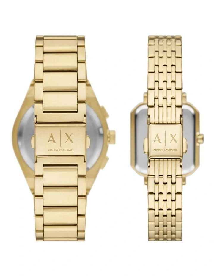 Gold Tone Chronograph Watches image 3