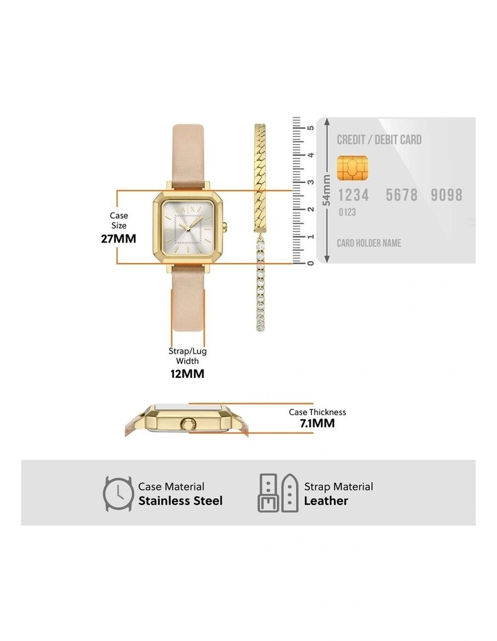 Analog Watches AX7172SET in Gold image 5
