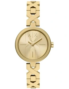 Analog Watches AX5831 in Gold Tone