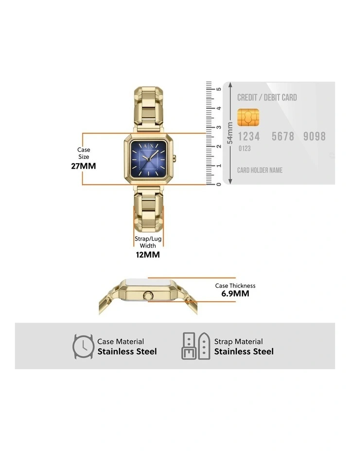 Analog Watches  AX5735 in Gold Tone image 5