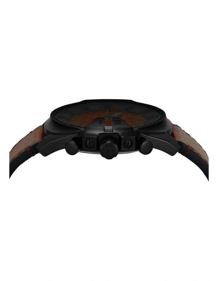 Mega Chief Slim Chronograph Watches in Black image 2