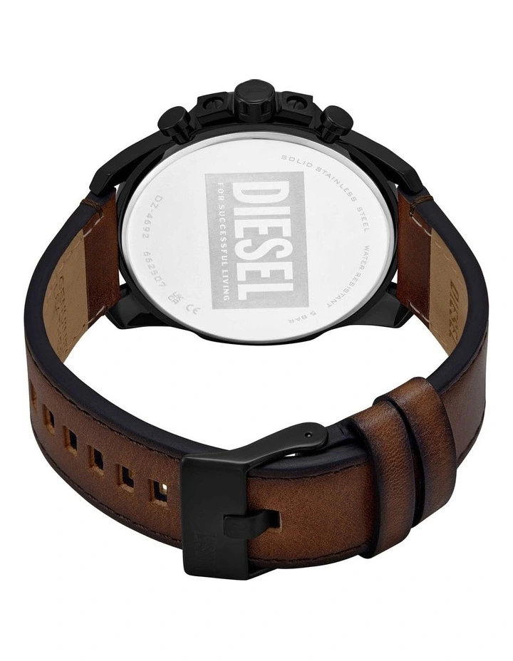 Mega Chief Slim Chronograph Watches in Black image 3