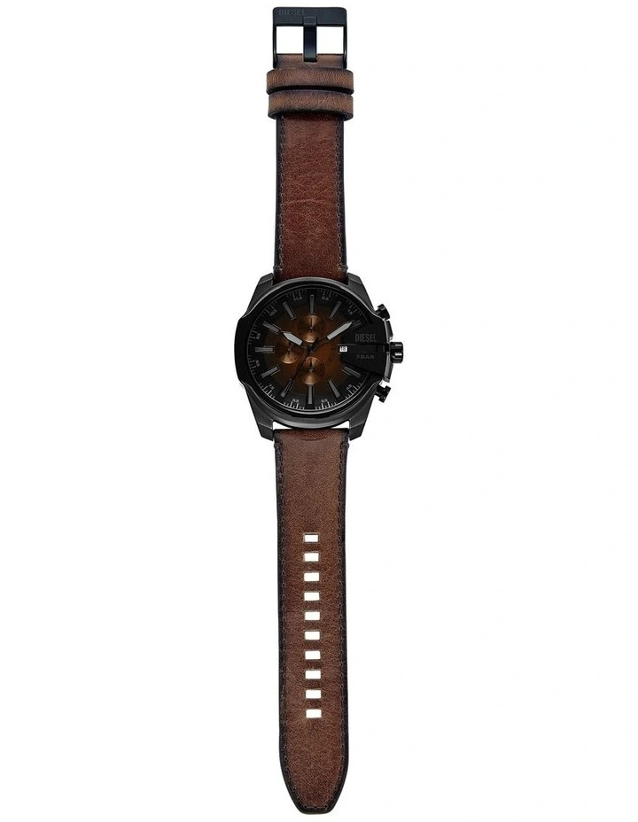 Mega Chief Slim Chronograph Watches in Black image 6