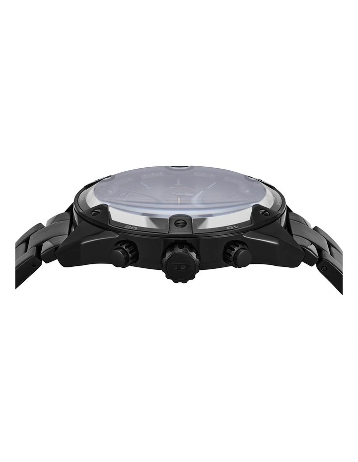 Spiked Chronograph Watches in Black image 2