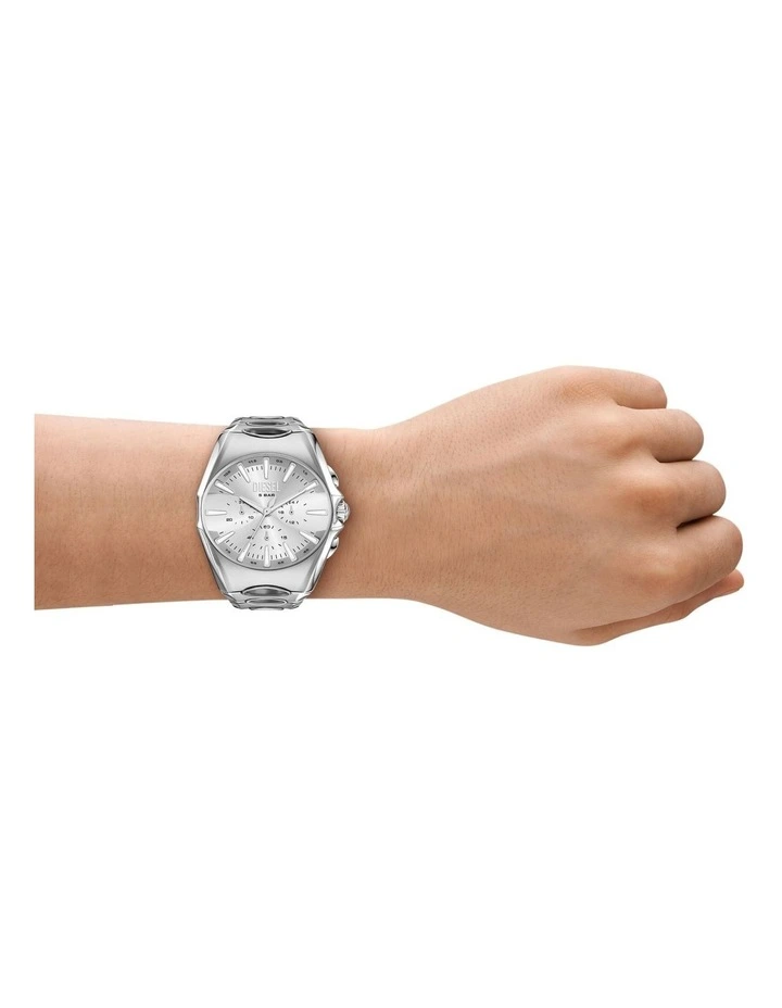D-Curve Chronograph Watches in Silver image 4