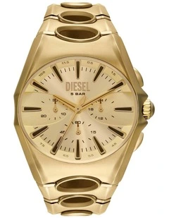 D-Curve Chronograph Watches in Gold