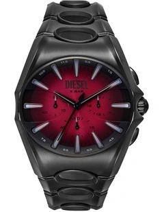 D-Curve Chronograph Watches in Black