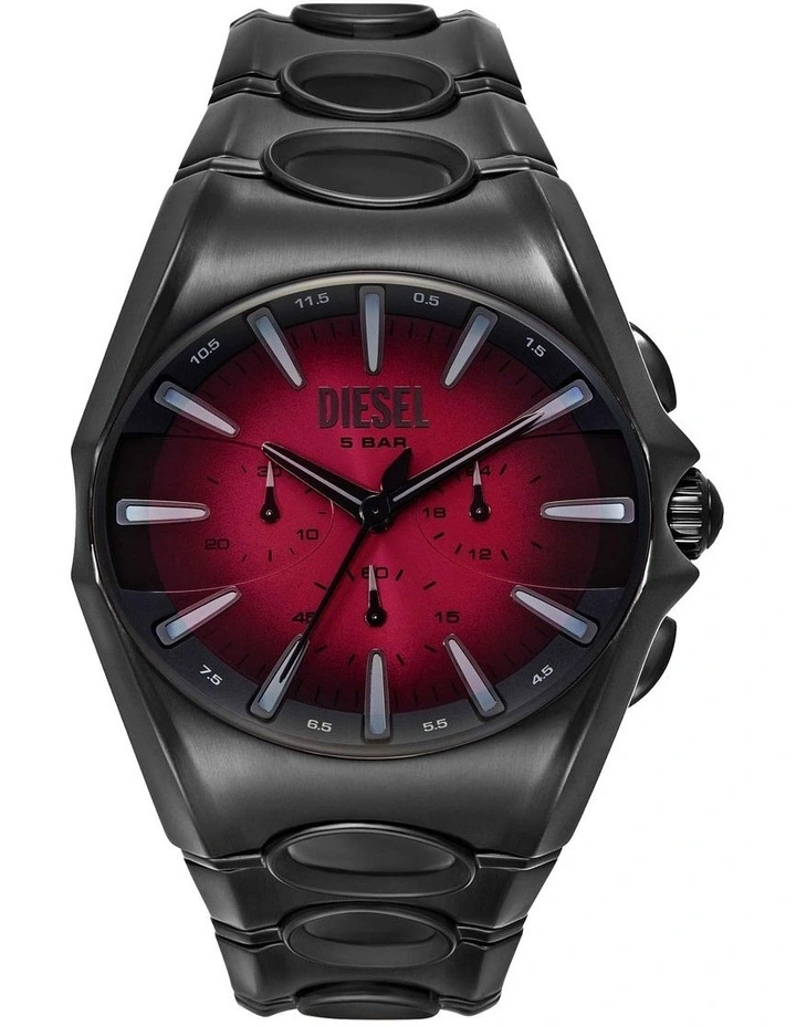 D-Curve Chronograph Watches in Black image 1