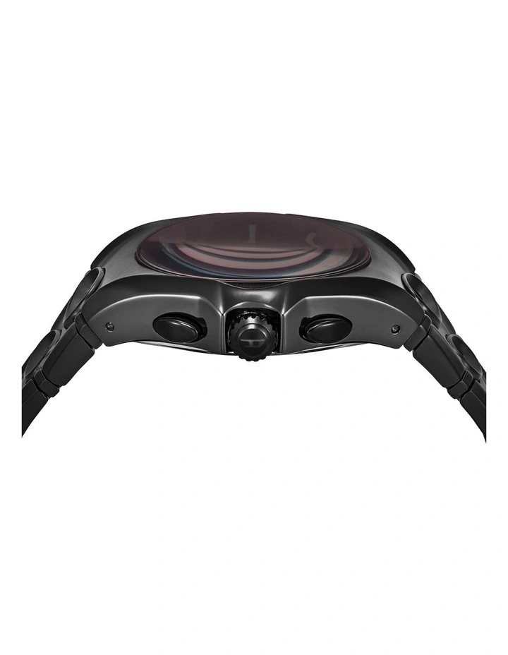 D-Curve Chronograph Watches in Black image 2