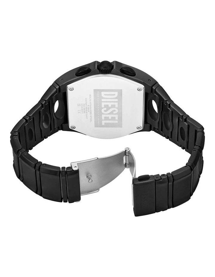 D-Curve Chronograph Watches in Black image 3