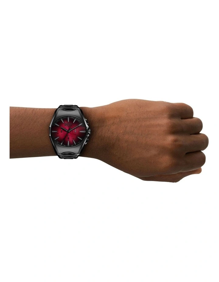 D-Curve Chronograph Watches in Black image 4