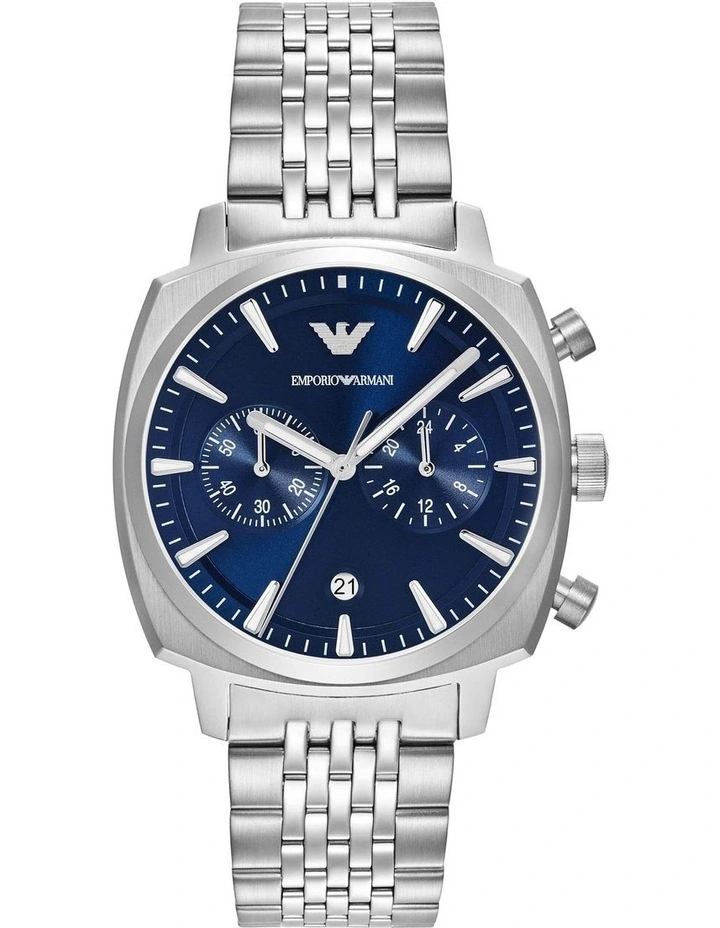 Chronograph Watches in Silver Tone image 1