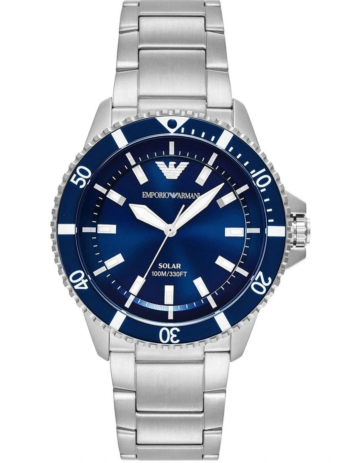 Analog Watches in Silver Tone image 1