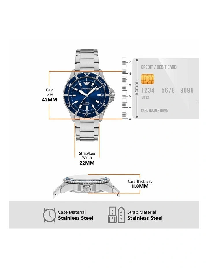 Analog Watches in Silver Tone image 5