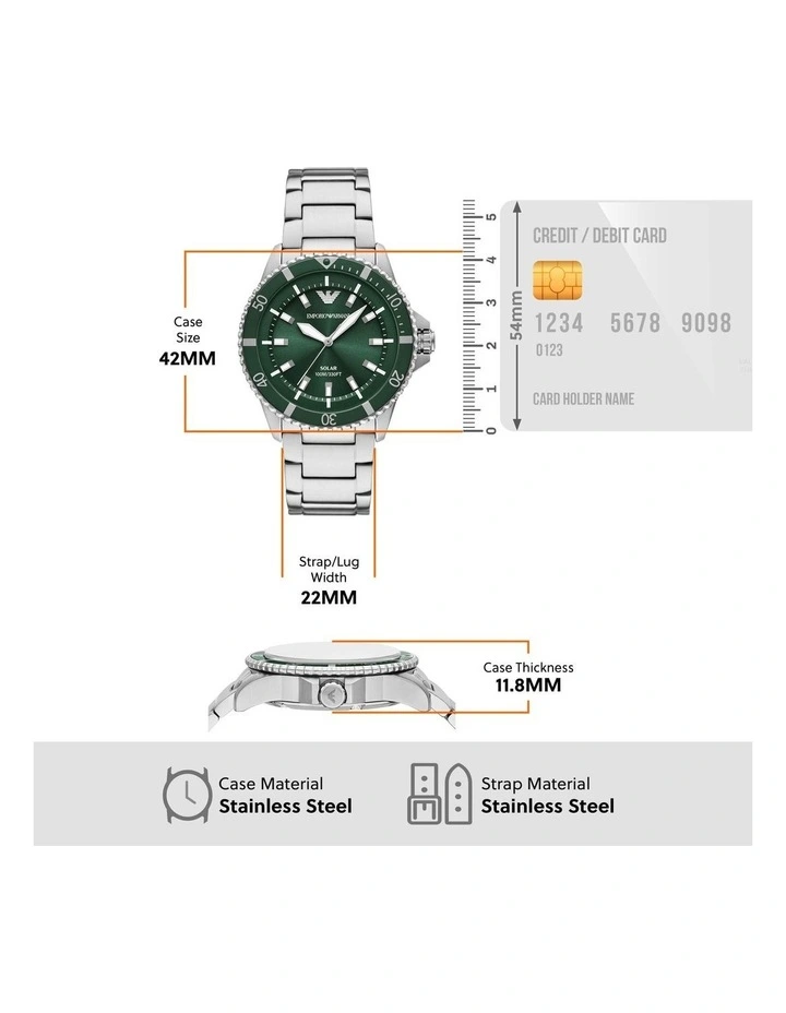 Analog Watches in Silver Tone image 5