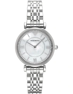Analog Watches in Silver Tone