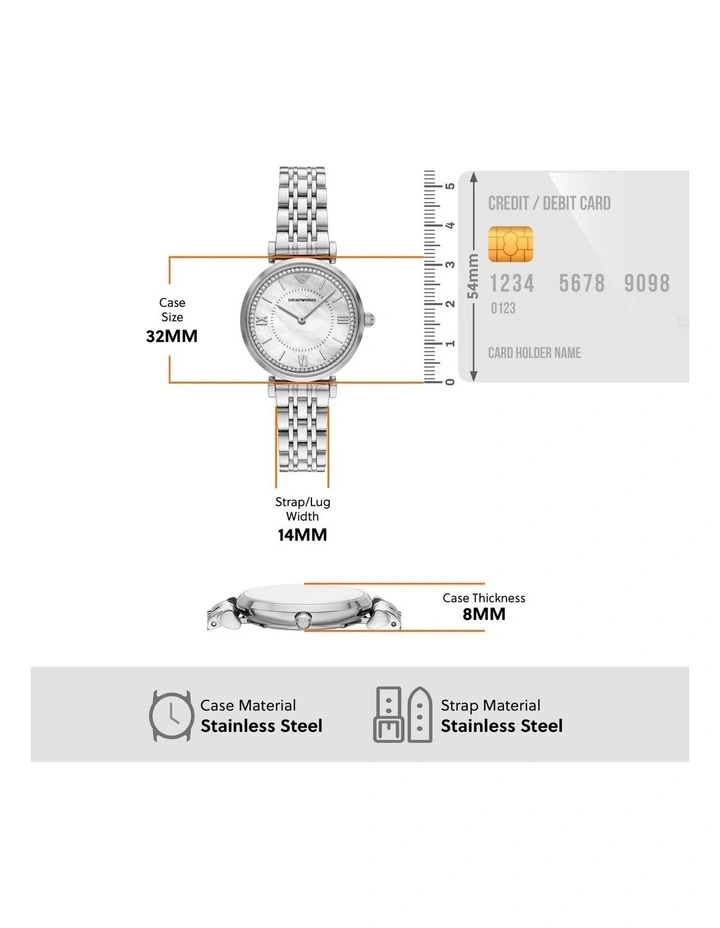 Analog Watches in Silver Tone image 5