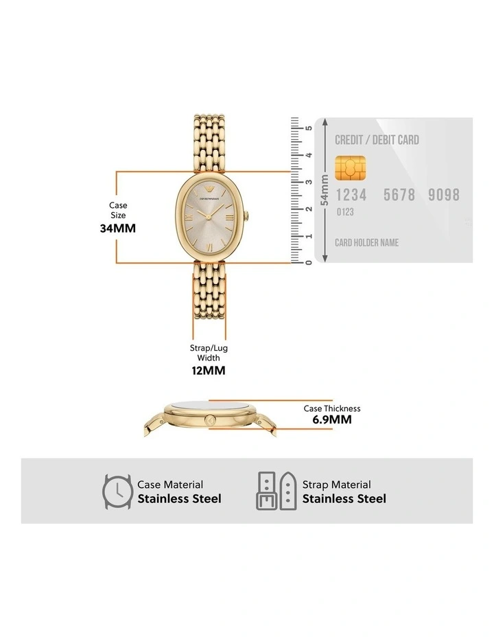 Analog Watches in Gold image 5