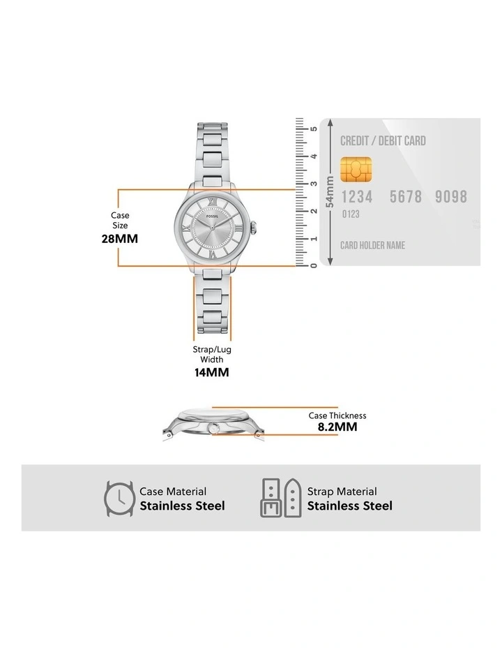 Gilmore Analog Watch in Silver image 5
