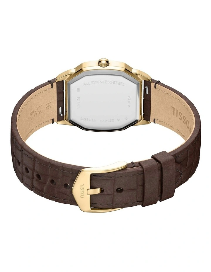 Harlow Analog Watch in Brown image 3