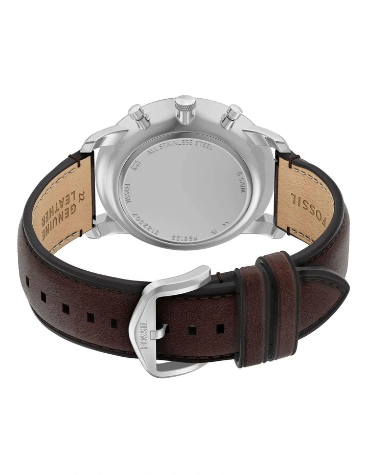 Neutra Chronograph Watch in Brown image 3