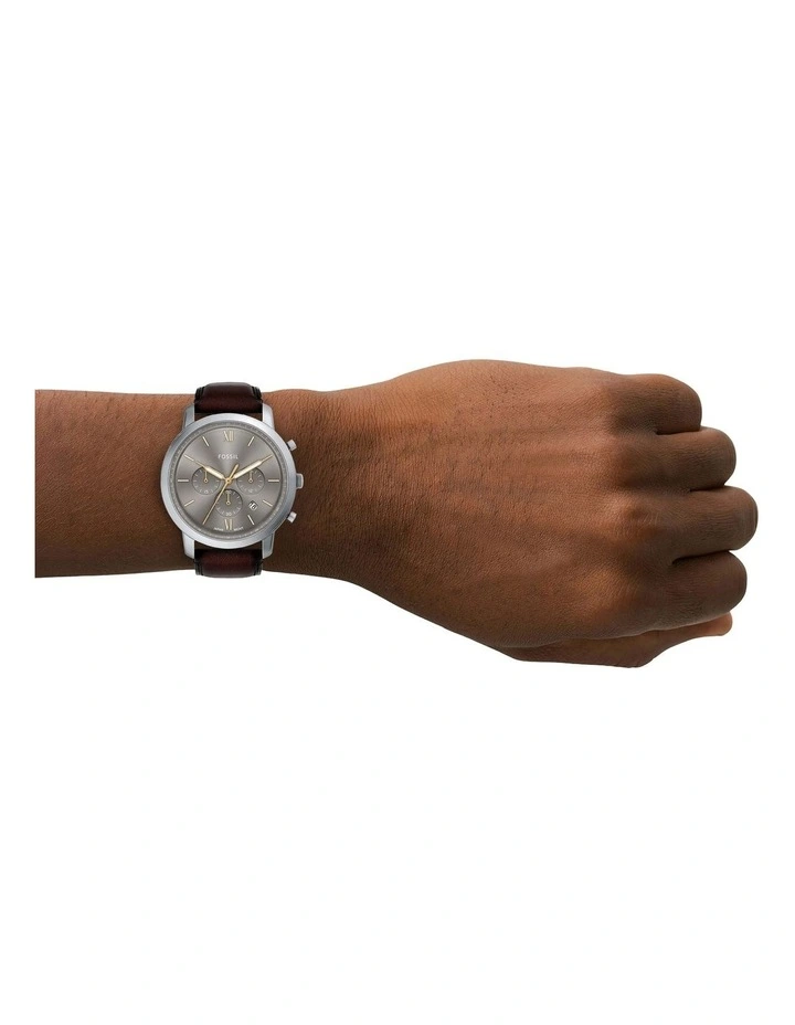 Neutra Chronograph Watch in Brown image 4