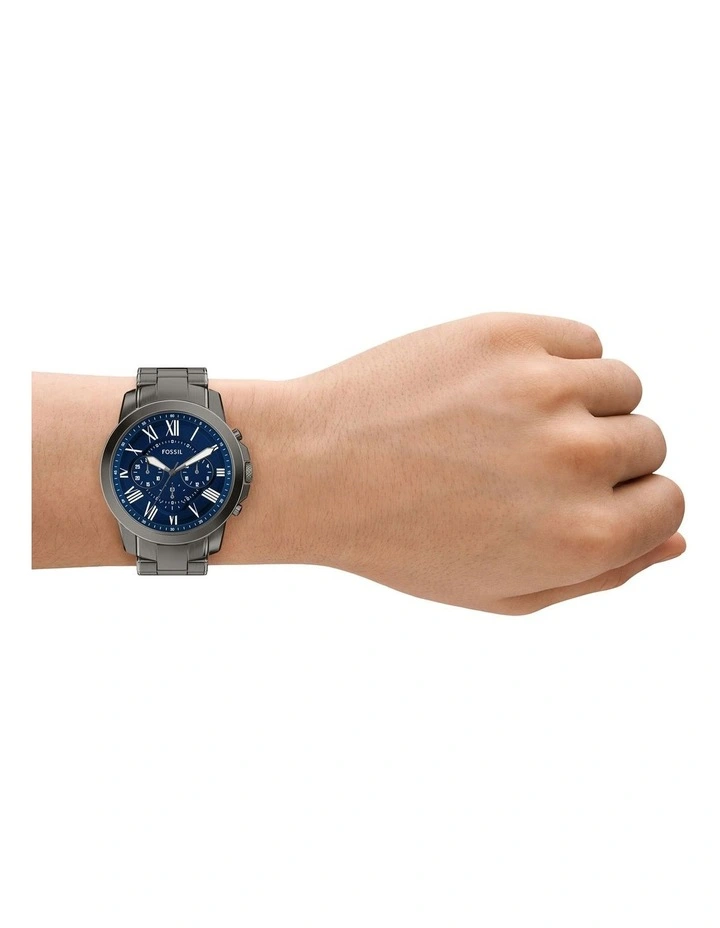 Grant Chronograph Watch in Grey image 4