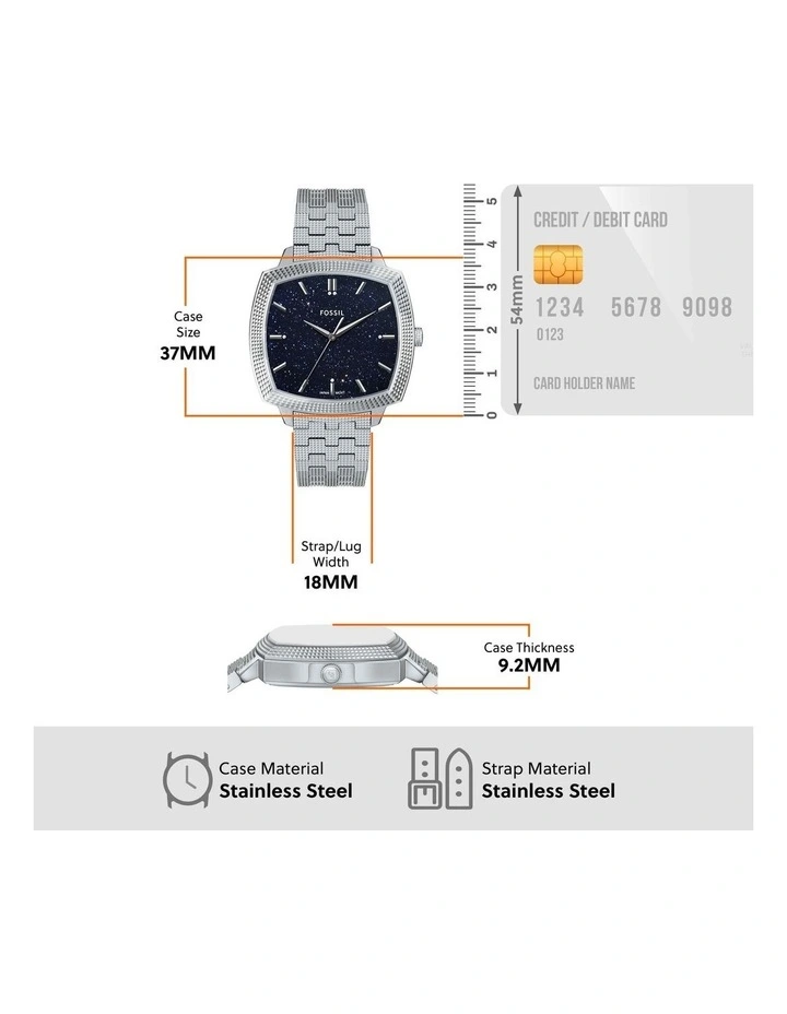 Machine Luxe Analog Watch in Silver image 5