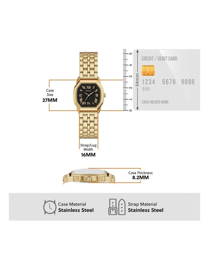Harlow Analog Watch in Gold image 5