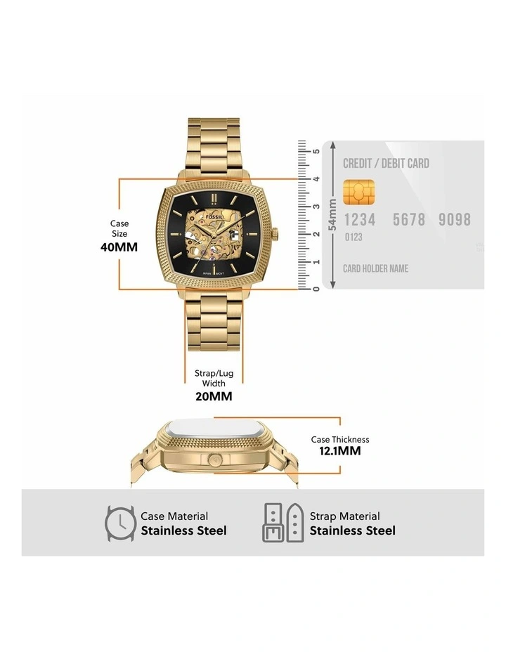 Machine Luxe Analog Watch in Gold image 5